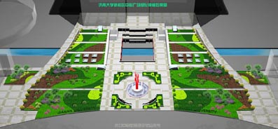济南大学中心广场